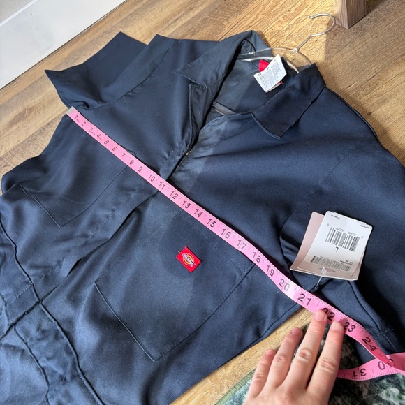 Dickies Navy Flex Short Sleeve Coveralls - Picture 10 of 12
